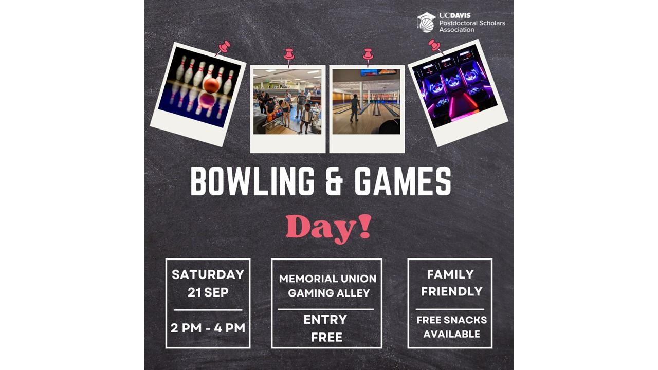 Invitation to bowling and games day