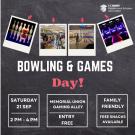 Invitation to bowling and games day